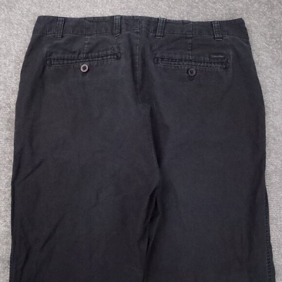 Calvin Klein Corduroy 34x30 Dark Wash Black Wide Leg Straight Leg Pants - Picture 12 of 12